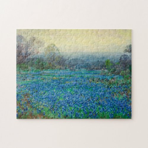 Field of Bluebonnets 1918_1920 by Julian Onderdon Jigsaw Puzzle