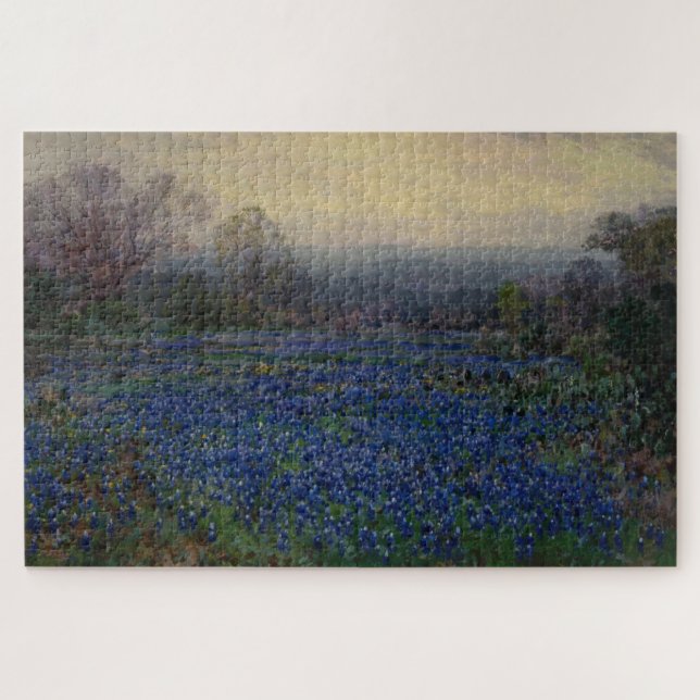 Field of Bluebonnets, 1918 Jigsaw Puzzle (Horizontal)