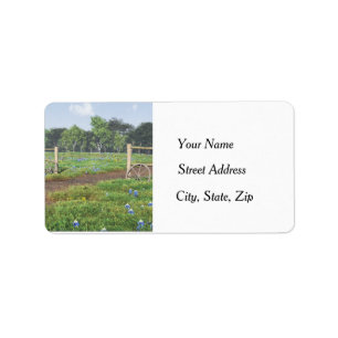 Field of Bluebonnets - Address Labels