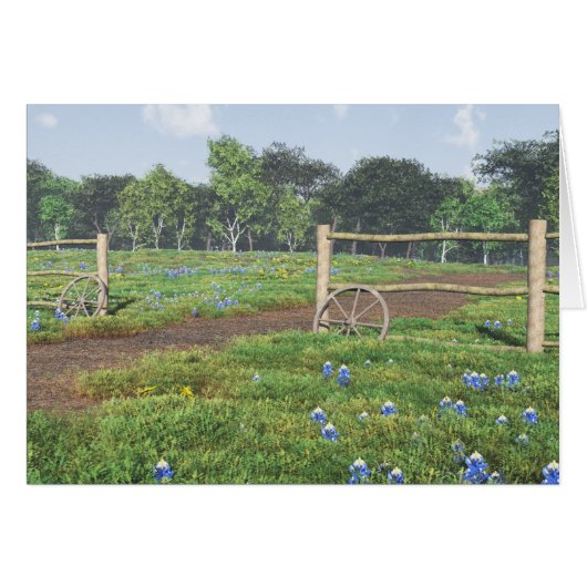 Field of Bluebonnets Cards (Front Horizontal)