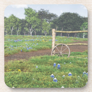 Field of Bluebonnets Drink Coaster