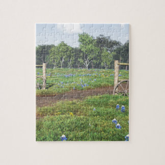 Field of Bluebonnets Jigsaw Puzzle