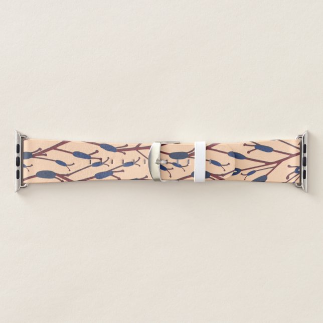 Field of Cat Tails against a Peach Background Apple Watch Band (Band)