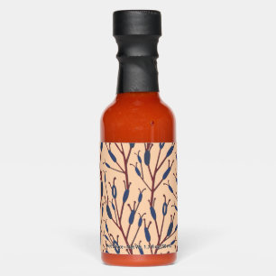 Field of Cat Tails against a Peach Background Hot Sauces