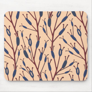 Field of Cat Tails against a Peach Background Mouse Pad