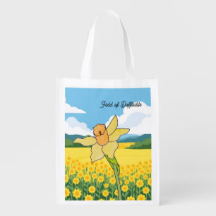 Field of Daffodils Grocery Bag