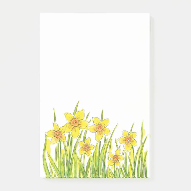 Field of Daffodils Post-it Notes (Front)