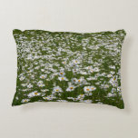 Field of Daisies Alaskan Wildflowers Accent Pillow