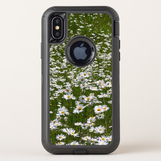 Field of Daisies Alaskan Wildflowers Otterbox iPhone Case (Back)