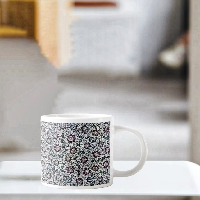 Field Of Daisies Giant Coffee Mug (Enjoy your hot beverage, in this lovely, Field Of Daisies Jumbo Coffee Mug!)