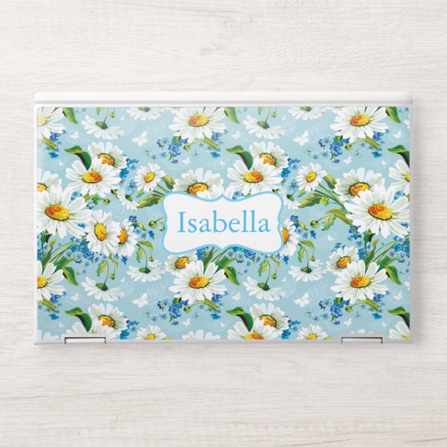 Field of Daisies HP Laptop Skin (Front)
