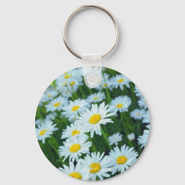 Field Of Daisies Keychain (Front)