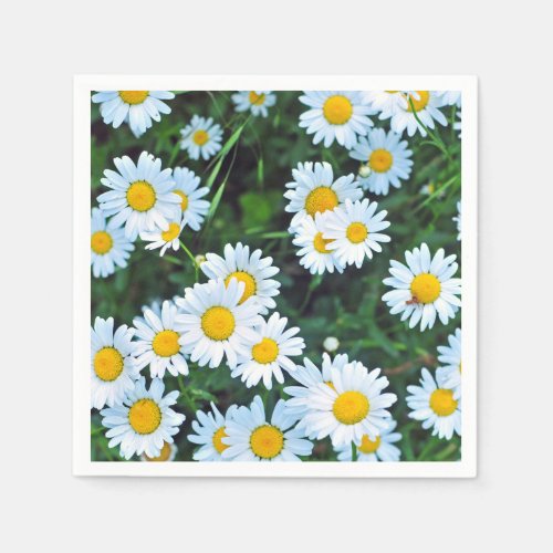 Field of Daisies Summer Party Napkins