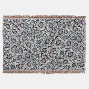 Field Of Daisies Throw Blanket