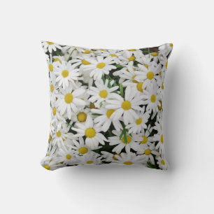 Field of Daisies Throw Pillow