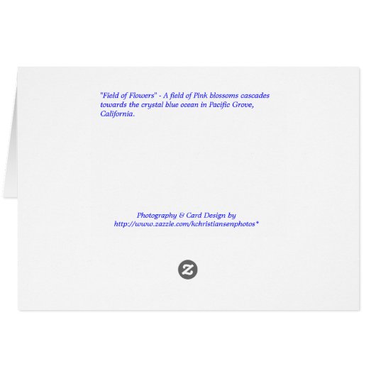 "Field of Flowers" (Back Horizontal)