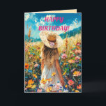 FIELD OF FLOWERS BIRTHDAY CARD<br><div class="desc">This is a beautiful card inside and out.</div>
