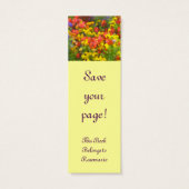 Field of Flowers Bookmark (Back)