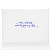 "Field of Flowers" Cards (Inside Horizontal (Top))