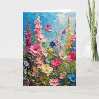 Field of Flowers Note Card
