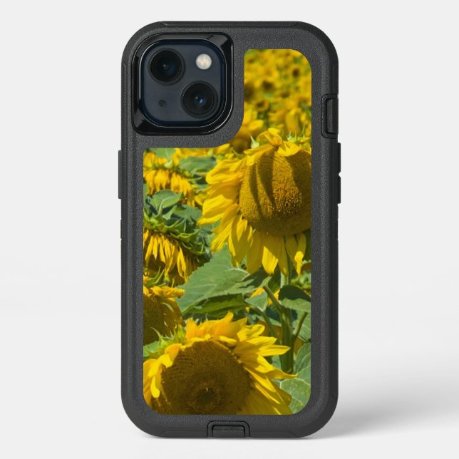 Field of Giant Yellow Sunflowers OtterBox Otterbox iPhone Case (Back)