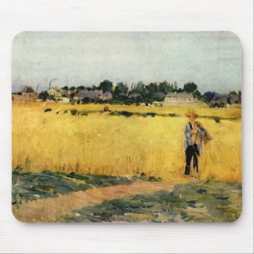 Field of Grain by Berthe Morisot Mouse Pad