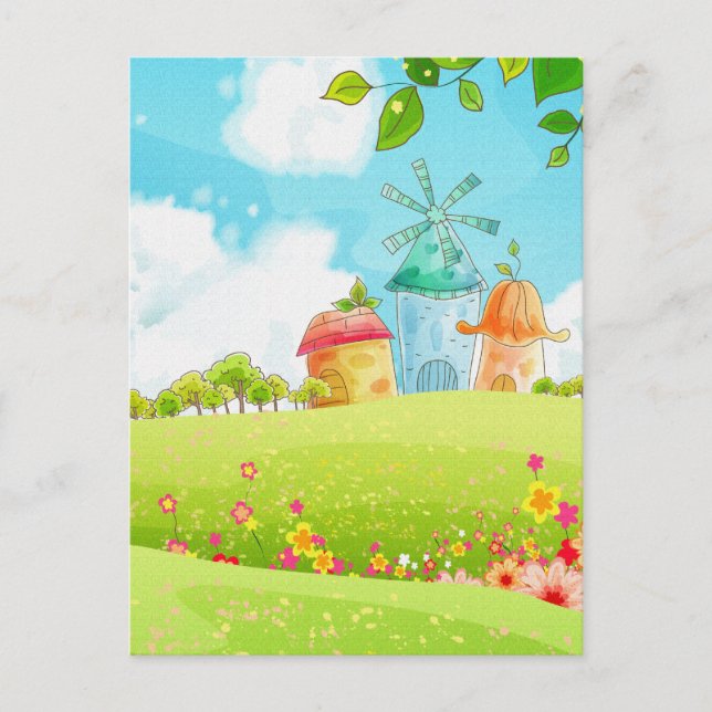 field of green postcard (Front)