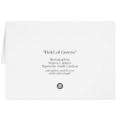 Field of Greens Cards (Back Horizontal)