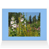 Field of Hollyhocks Cards (Inside Horizontal (Top))