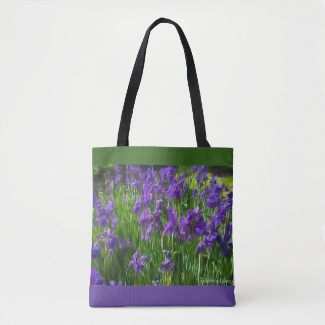 Field of Irises Tote (Front)