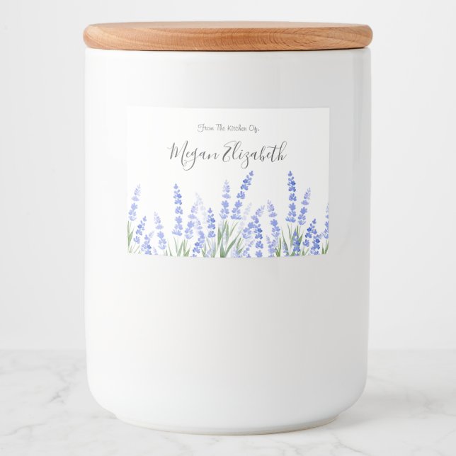 Field of Lavender 2 Food Label (Front)