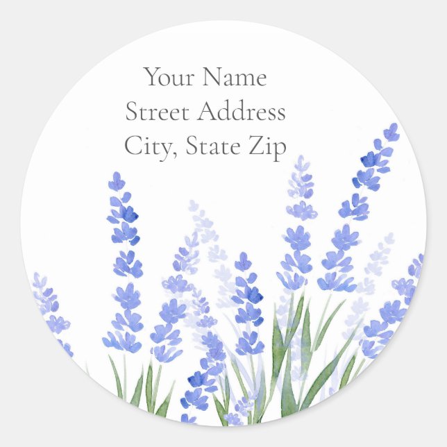 Field of Lavender 2 Labels (Front)