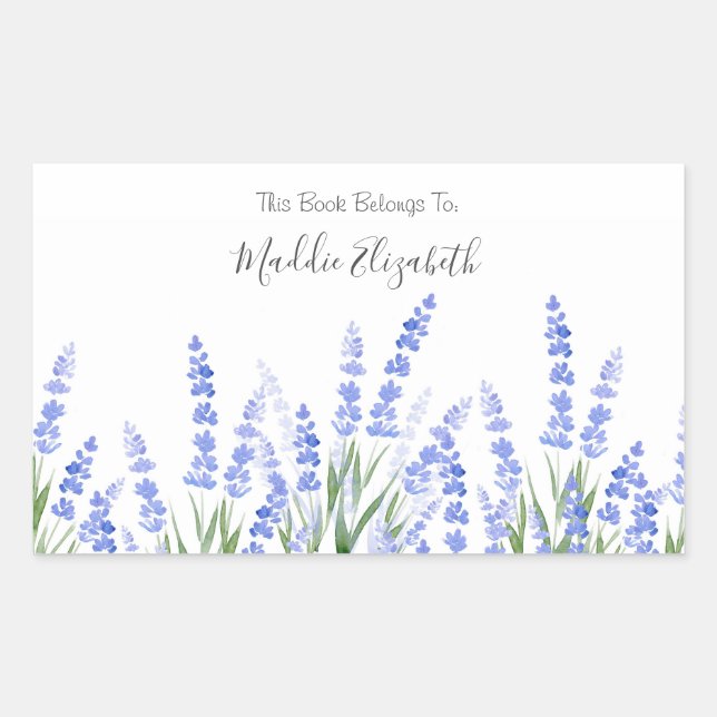 Field of Lavender 2 Labels (Front)