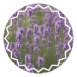 Field of Lavender Classic Round Sticker