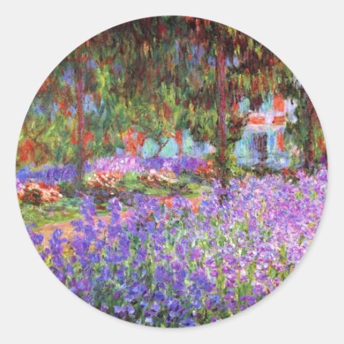 Field of Lavender Flowers Claude Monet Stickers