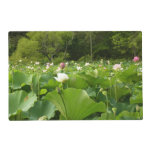 Field of Lotus Flowers Summer Garden Placemat