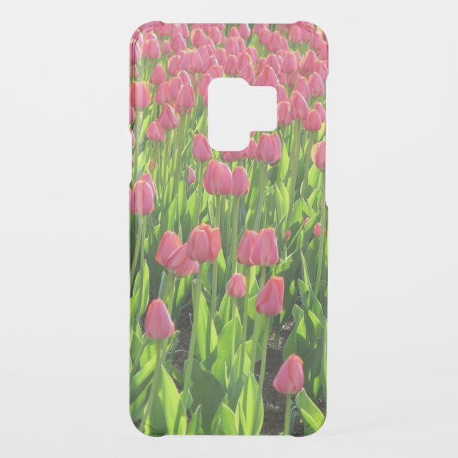 Field of Pink Tulips Uncommon Samsung Galaxy Case (Back)