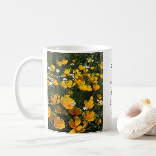 Field of Poppies Bible Verse Mug