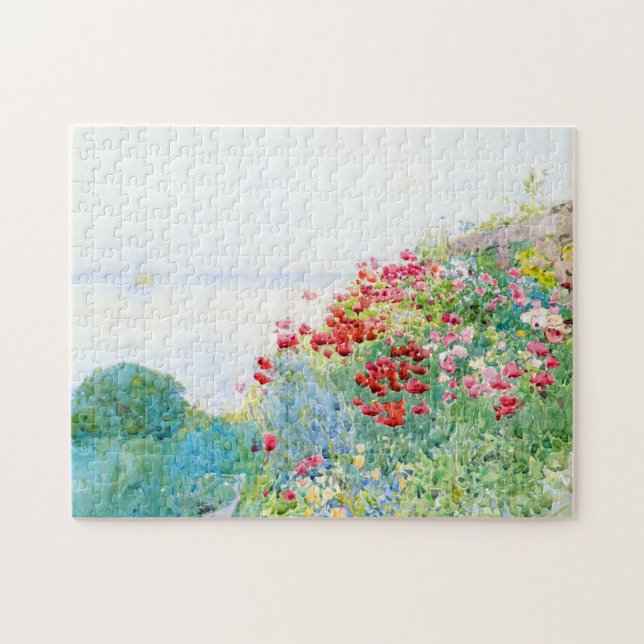 Field of Poppies by Childe Hassam  Jigsaw Puzzle (Horizontal)