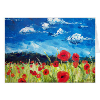 Field of Poppies Cards