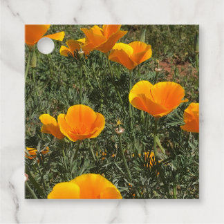 Field of Poppies Favor Tags