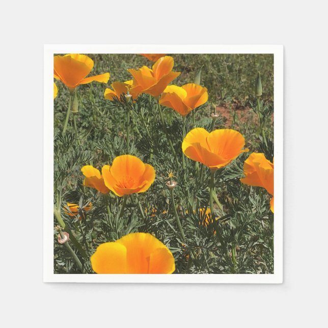 Field of Poppies Napkins (Front)