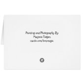 Field Of Poppies Painting Cards (Back Horizontal)