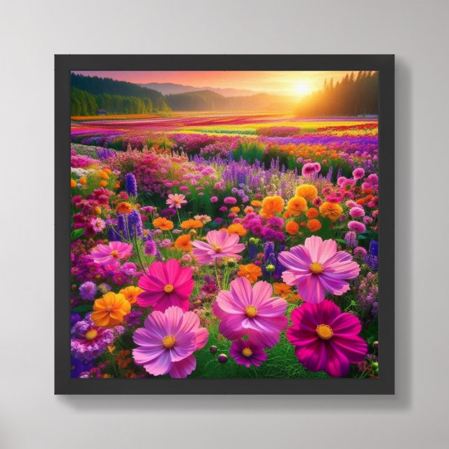 Field of Radiance Framed Art (Framed Front)