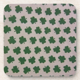 Field of Shamrocks Beverage Coaster