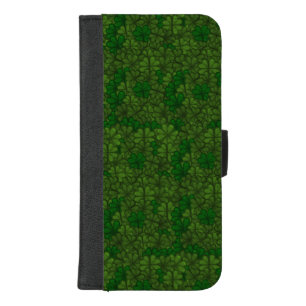 Field of Shamrocks Digital Art Pattern St Patricks iPhone 8/7 Plus Wallet Case