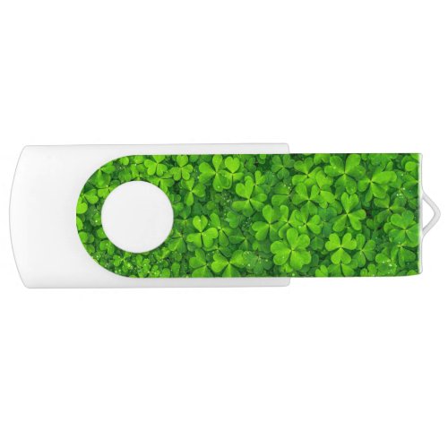 Field of Shamrocks Flash Drive