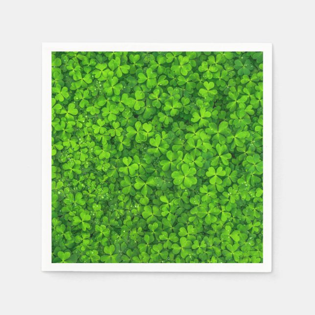 Field of Shamrocks Napkins (Front)