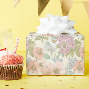 field of spring, tender flowers Wrapping Paper Paper