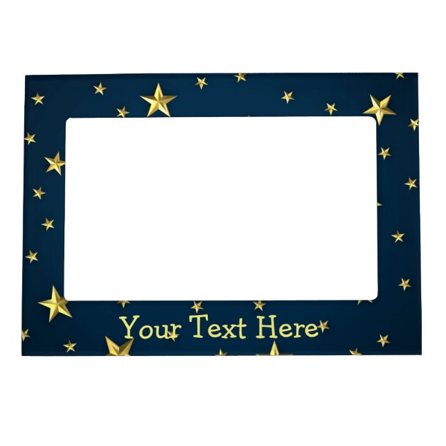 Field of Stars on Deep Midnight Blue Sky Magnetic Frame (Front)